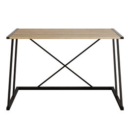 Hanah Home Mesa de Estudio Anemon Nogal y Negro